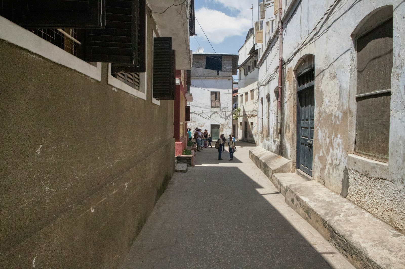 Stone Town UNESCO World Heritage site — winding alleys, carved doors, historic buildings